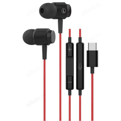 Гарнитура проводная вкладыши BY HiFi 410-158 чёрный-1