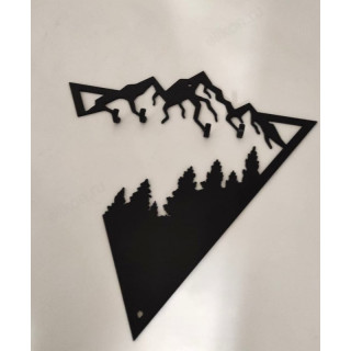 Ключница-горы 4ре крючка металл