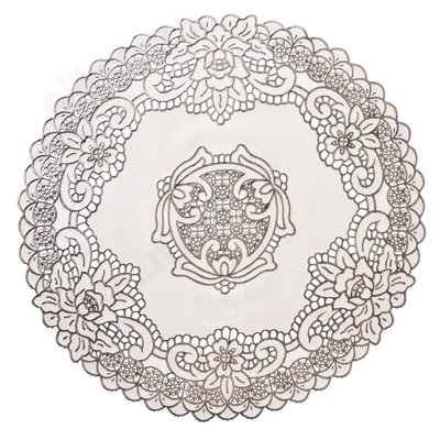 Салфетка сервировочная ажурная d-30см 418-005 ПВХ