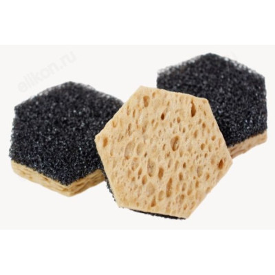 Губка для посуды Кухоньчик/Тефлончик (упаковка)-3