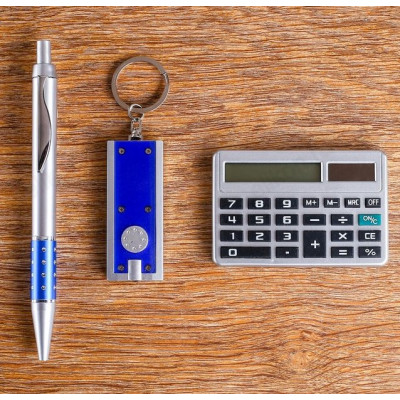 Набор подарочный 3в1 (ручка, калькулятор, брелок) 4429125