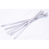 Шампур плоский 450*10 6шт в чехле