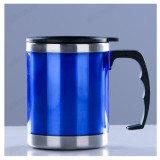 Кружка металл/пластик 450мл цветная