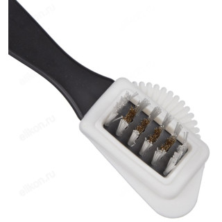 Щетка для замши и нубука тройная 458-037-1