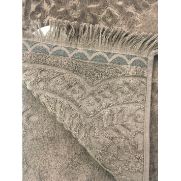 Полотенце велюр/махра45*90см для лица с бахромой-2