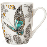 Кружка 350мл Бабочки 482-510