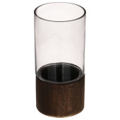 Ваза 25,5см стекло с МДФ 502-064