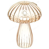 Ваза в форме гриба 11,5см стекло 502-970