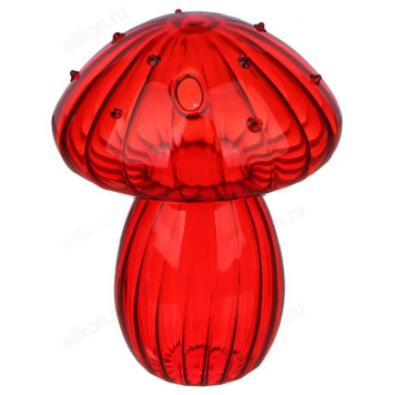 Ваза в форме гриба 12см стекло 502-972