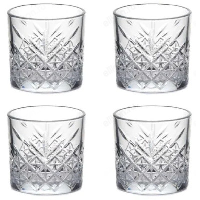 Набор стаканов ТАЙМЛЕСС 4шт 345мл 52790B Виски