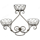 Подставка для цветов 54949 Весы 3яч антик бронза 57*77*24см металл Подставка для цветов 54949 Весы 3яч антик бронза 57*77*24см металл