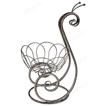 Подставка для цветов 54950 Улитка малая антик бронза 45*35*25см металл