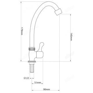 Кран для холодной воды 554-142-4