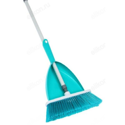 Совок+щетка Elite Ferrara 555-603 120см бирюзовый