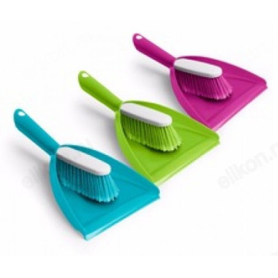 Совок+щетка Elite Lazio 555-812 малиновый-1