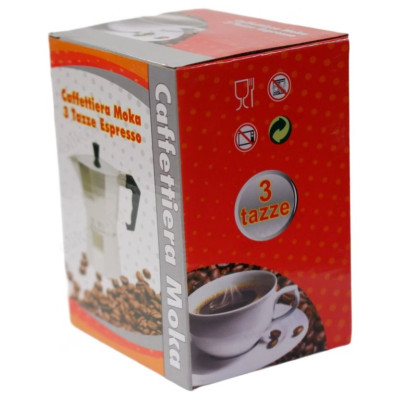 Кофеварка гейзерная 150мл (55885) алюмий-3