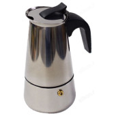 Кофеварка гейзерная 200мл (55905) нерж