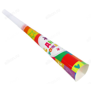 Набор праздничных гудков 6шт, 20,5х3,5см, Капитан Весельчак бумага, пластик, 2 вида, 530154/146-2