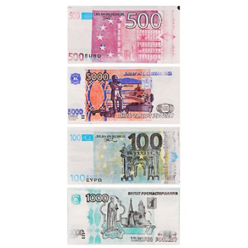 Салфетка сувенирная бумажная, 5 видов