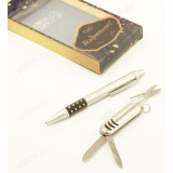 Набор подарочный 2в1 (ручка, нож 3в1) 592481