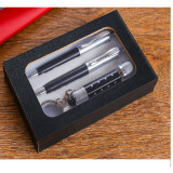 Набор подарочный 3в1 (2 ручки,фонарик черный) 592572