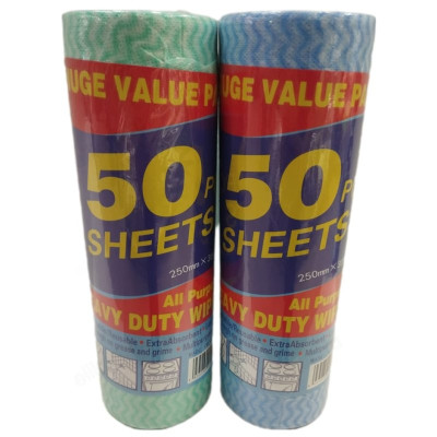 Салфетка для кухни 50шт в рулоне арт605-18