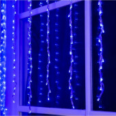 Гирлянда-штора №61 Волна 3*2 синий