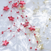 Украшение елочное Бусы Нити звезды P6264-9 Украшение елочное Бусы Нити звезды P6264-9