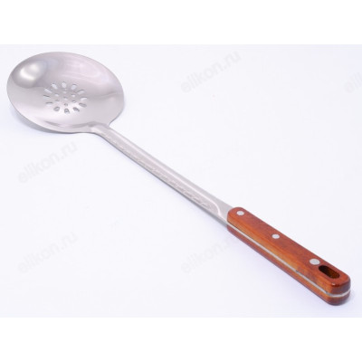 Шумовка/половник узбекская 64см деревянная ручка-1