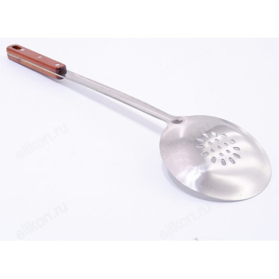 Шумовка/половник узбекская 64см деревянная ручка-3