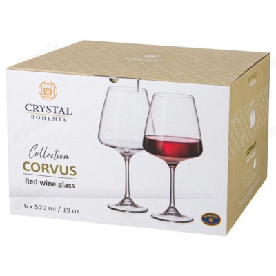 Набор бокалов Naomi/Corvus 6шт 669-257 вино-2