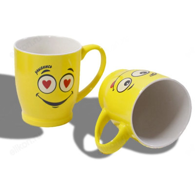 Кружка керамика СМАЙЛИК 320мл 700026-1