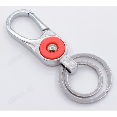 Брелок карабин 2 кольца-2