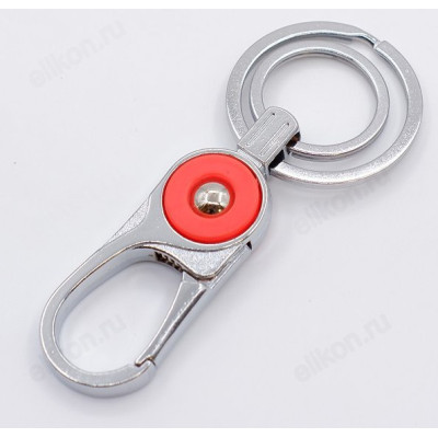 Брелок карабин 2 кольца