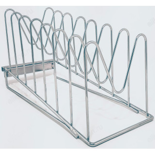 Подставка для крышек хром гориз 7 ячеек