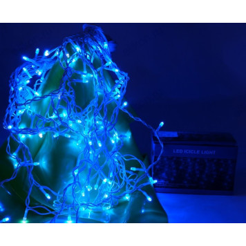 Гирлянда-штора №7син 100Led 3*0.5m бел.пров-1