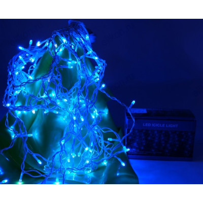 Гирлянда-штора №7син 100Led 3*0.5m бел.пров-1