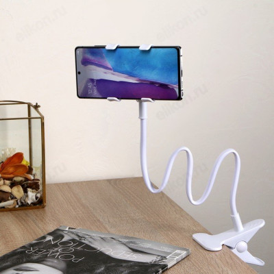 Держатель 7602334 прищепка, гибкий, регулируемый, для смартфона 3-7-1