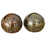 Пепельница шар металл 7686