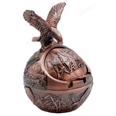 Пепельница Орел металл 7686-12
