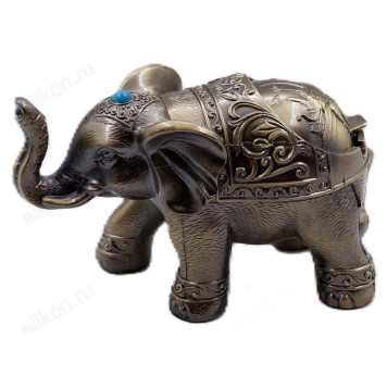 Пепельница Слон металл 7686-9-1
