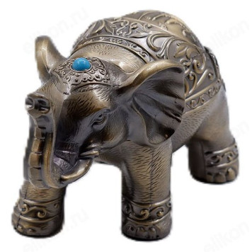 Пепельница Слон металл 7686-9-2