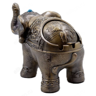 Пепельница Слон металл 7686-9-3