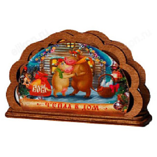 Салфетница цветная Тепла в дом Б-50