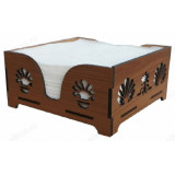 Салфетница Т-4 Орех с салфетками