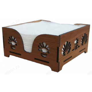 Салфетница Т-4 Орех с салфетками