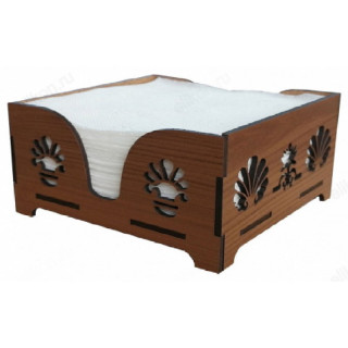 Салфетница Т-5 Орех с салфетками