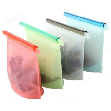 Пакет для хранения продуктов 1,5л 061637 герметичный силикон-1