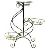 Подставка для цветов 78033 Лира 3яч антик бронза 65см металл