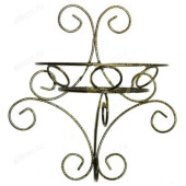 Подставка для цветов 78041 Ландыш антик бронза металл